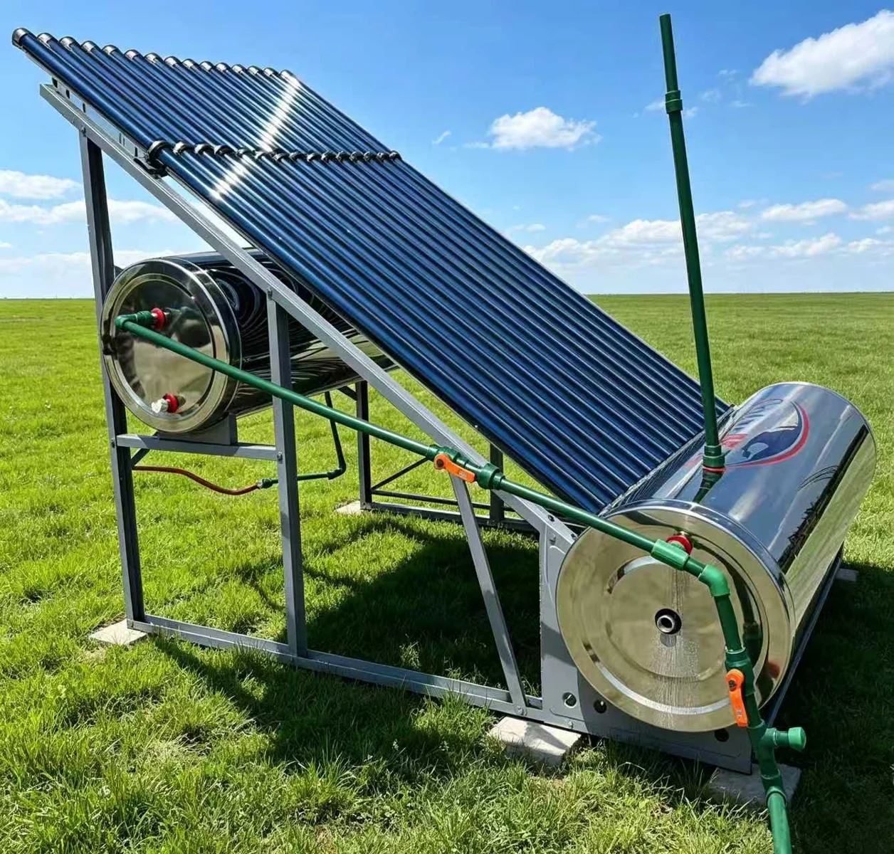 Heat-Exchange Solar Distillation Water Heaters